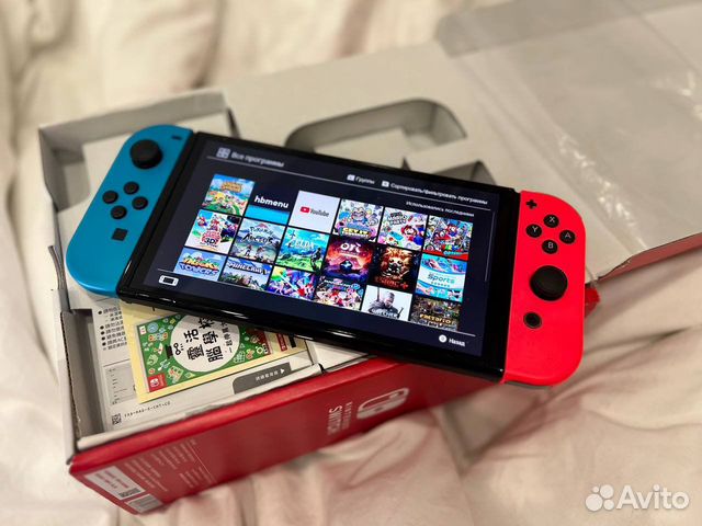 Новая Nintendo Switch Oled прошитая hwfly 256g купить в Москве