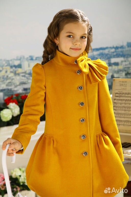 Красивые детские пальто
