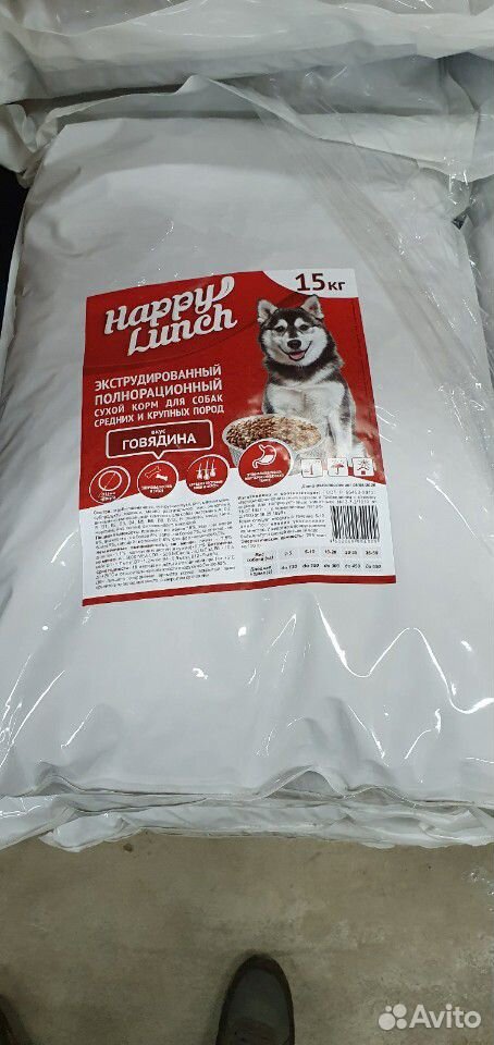 Корм для собак happy lunch купить на Зозу.ру - фотография № 1