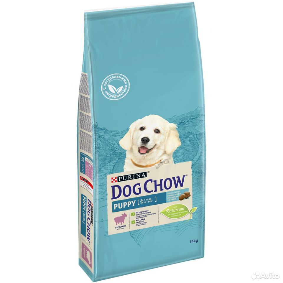 Dog Chow корм для щенков, Ягнёнок 14 кг купить на Зозу.ру - фотография № 1