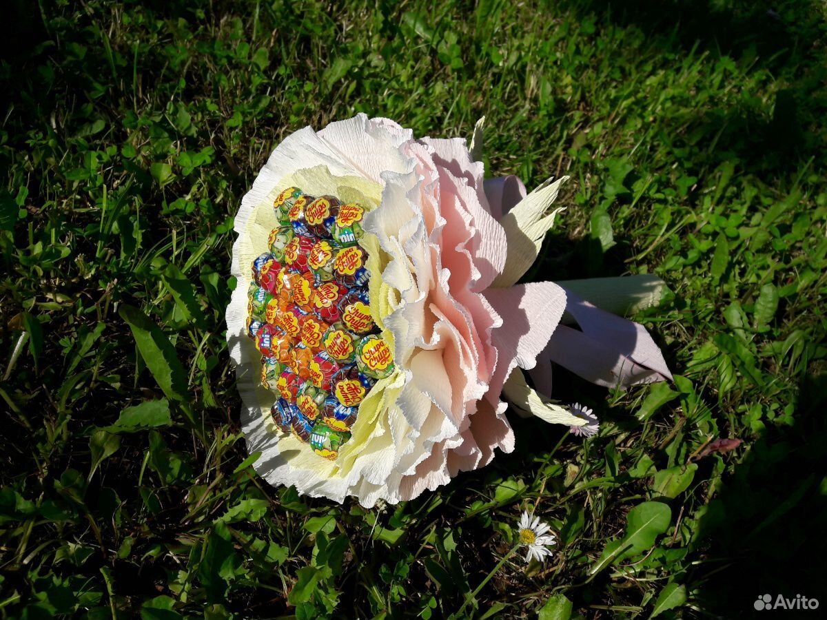 Сладкий цветочек с карамелью чупа-чупс мини купить на Зозу.ру - фотография № 7