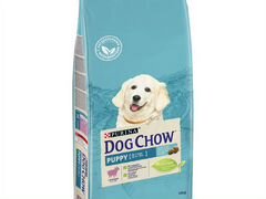 Dog Chow корм для щенков, Ягнёнок 14 кг