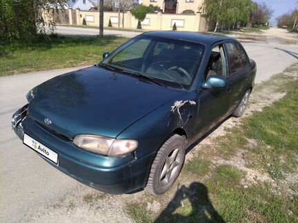 Hyundai Accent 1.5 МТ, 1995, седан, битый