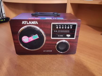 Магнитола MP3 плеер (мини бумбокс) Atlanfa AT-8933