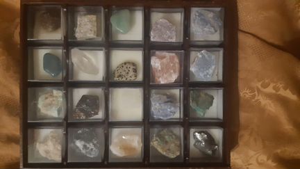 Коллекция минералов 