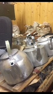 Армейские алюминиевые столовые приборы и посуда