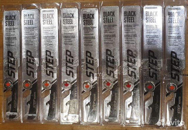 Лезвия Step Black steel д/ коньков Bauer, CCM, нов