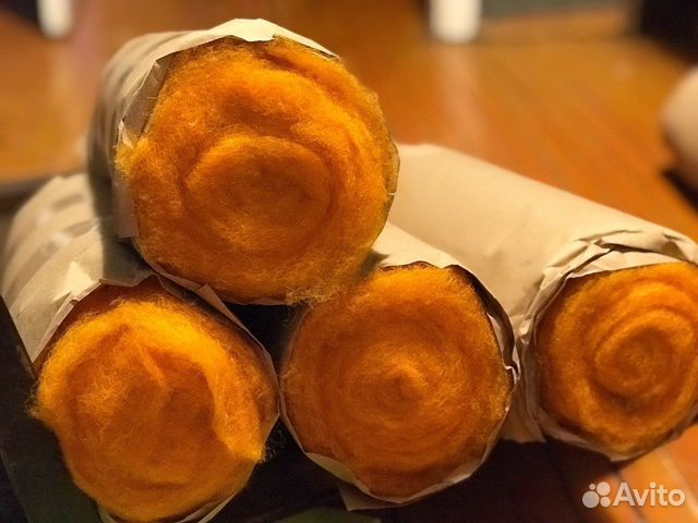 Латвийская шерсть для валяния