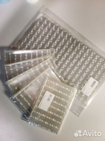 Пакеты прозрачные в цветочек