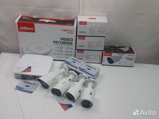 Видеонаблюдение Dahua 4Мп 4 камеры