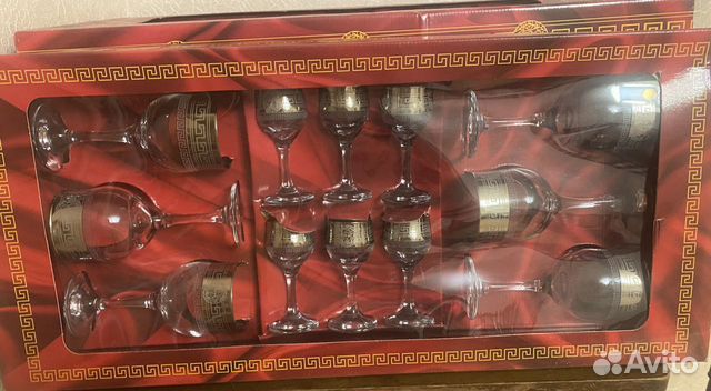 Набор бокалов Версаче (новый)