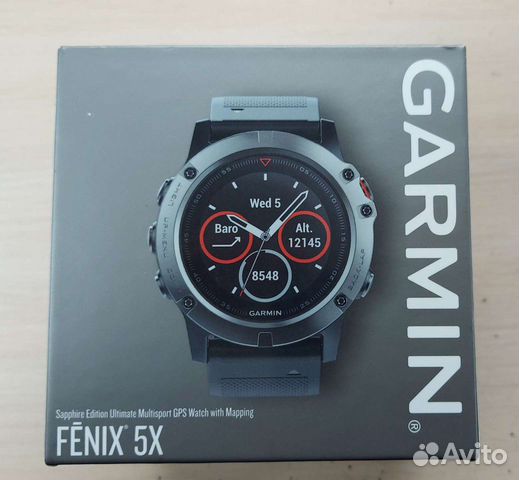 Garmin fenix 5x sapphire купить в Красноярске | Хобби и отдых | Авито