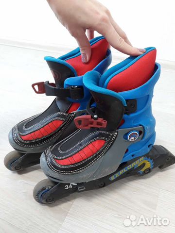 Роликовые коньки детские раздвижные