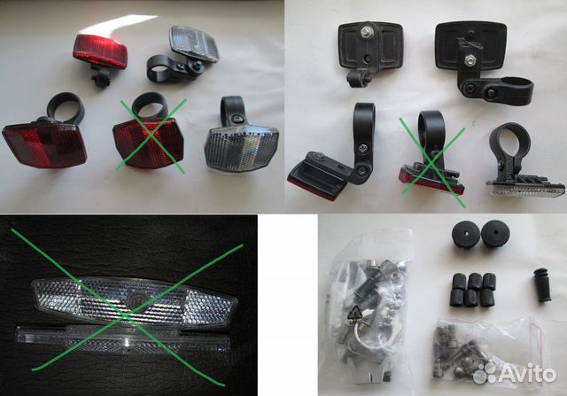 Вело запчасти (Катафоты, Эксцентрик,Ключи)