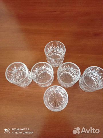 Стопки хрустальные СССР