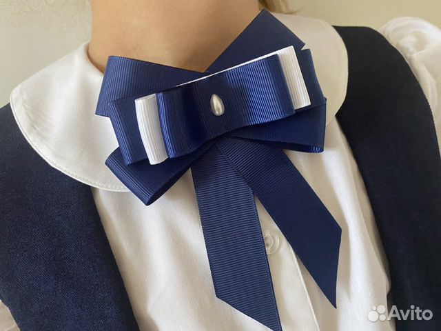 Гастук / брошь для девочки, ручная работа