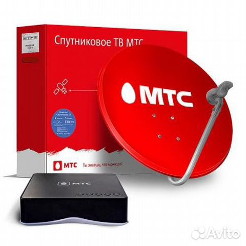 Комплект спутниковое тв МТС с установкой