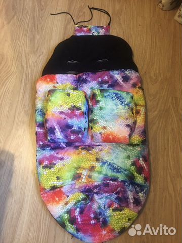 Зимний конверт в коляску новый