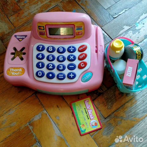 Игрушка касса игра кассир маркет
