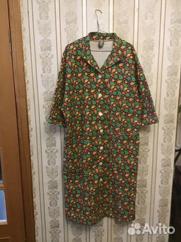 Фланелевый халат новый, фабричный, 54 разм