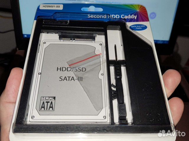 Адаптер для hdd вместо dvd 9.5мм
