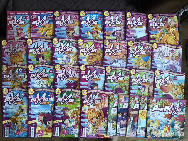 Журналы Pixie Winx club Винкс