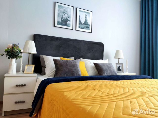 

1-к. квартира, 40 м², 2 кровати