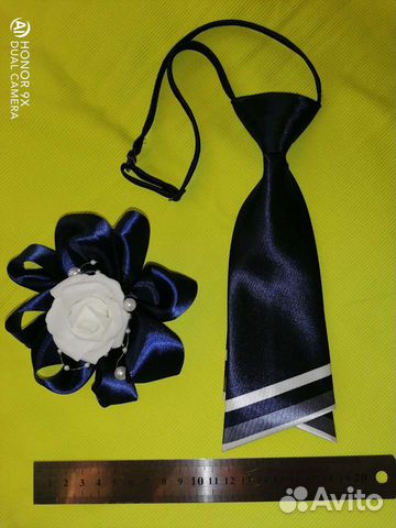 Галстук и бант для школы новые