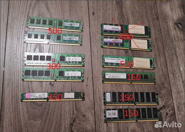 Оперативная память DDR1 DDR2 DDR3