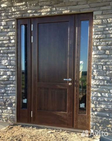 Дверь входная пвх под дерево