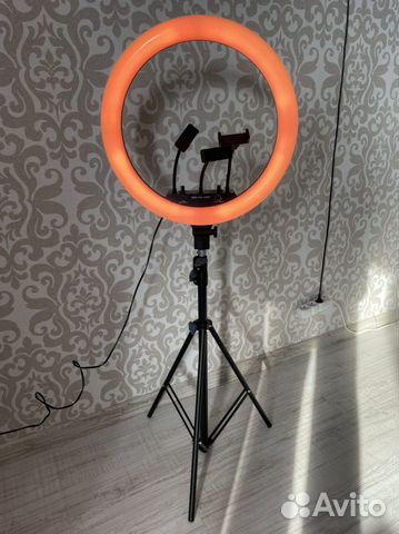 Кольцевая лампа 45 см rgb
