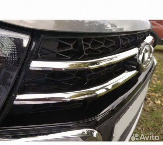 Хром накладки на решетку Веста