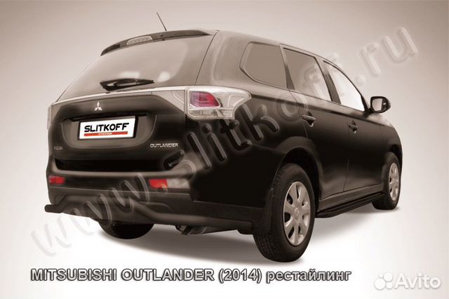 Защ.бампера волна Mitsubishi outlander mout14-009B