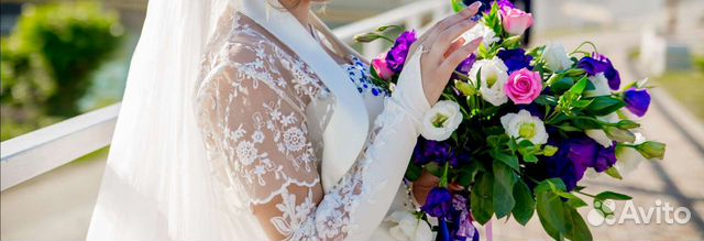 Свадебное платье 44-46 как новое