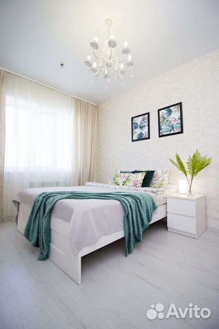 

1-к. квартира, 44 м², 3 кровати
