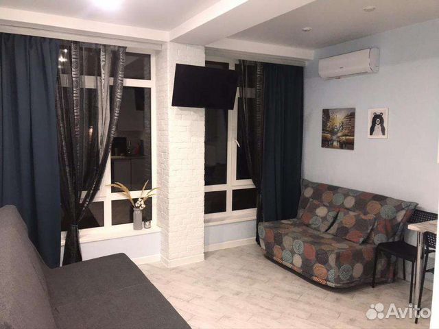 

Квартира-студия, 23 м², 2 кровати