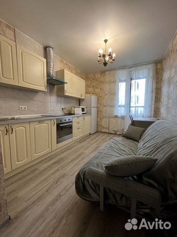 

1-к. квартира, 44 м², 2 кровати