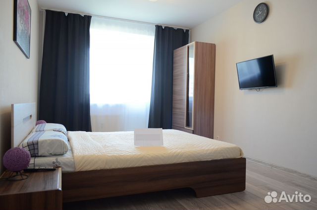 

1-к. квартира, 34 м², 2 кровати