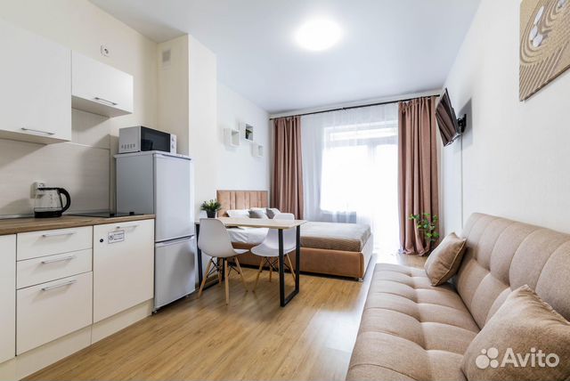 

Квартира-студия, 35 м², 2 кровати