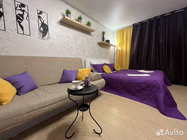 

1-к. квартира, 42 м², 2 кровати