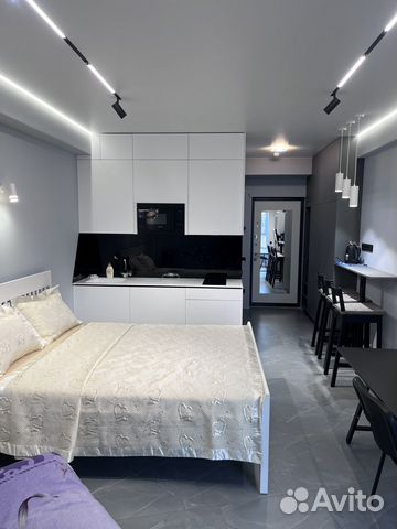 

Квартира-студия, 30 м², 1 кровать