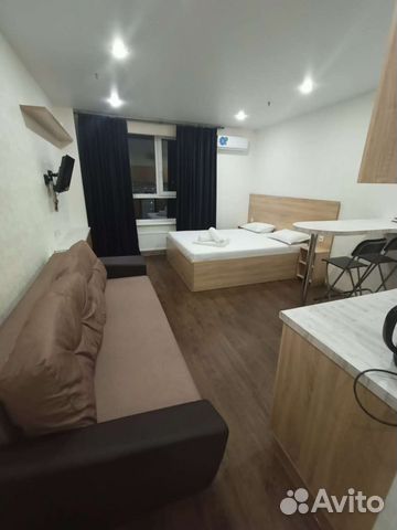 

Квартира-студия в апарт-отеле, 25 м², 2 кровати