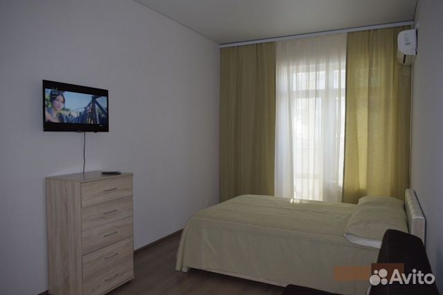 

1-к. квартира, 44 м², 3 кровати
