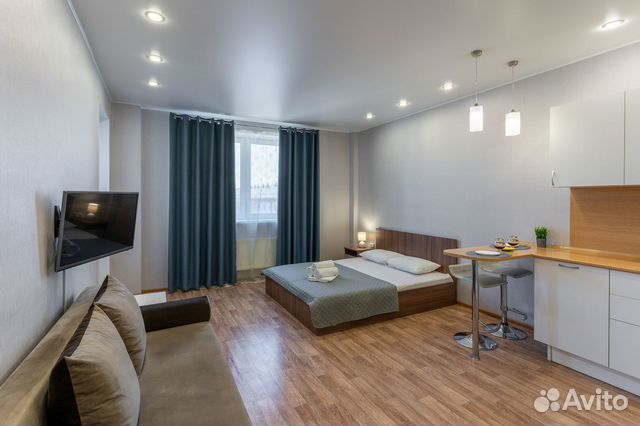 

1-к. квартира, 34 м², 2 кровати