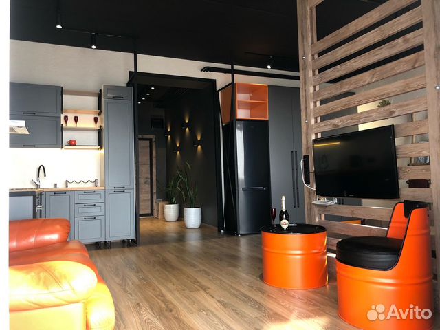 

Квартира-студия, 45 м², 2 кровати