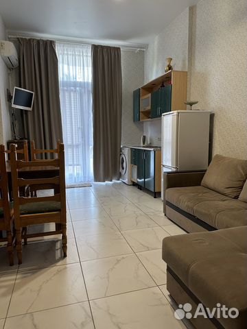 

Квартира-студия, 25 м², 2 кровати