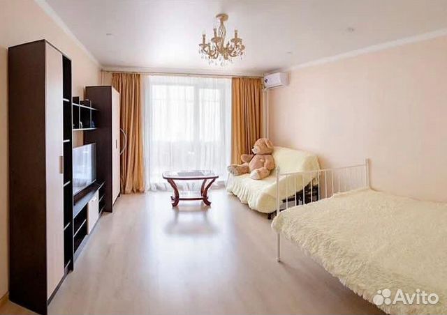

1-к. квартира, 57 м², 2 кровати