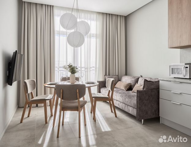 

1-к. квартира, 57 м², 2 кровати