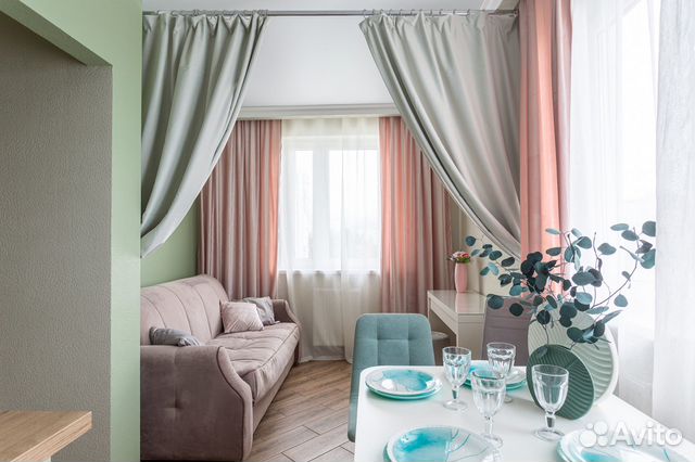 

1-к. квартира, 39 м², 4 кровати