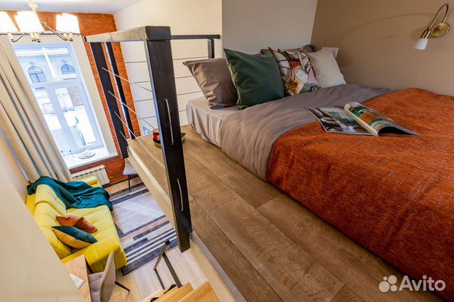 

Квартира-студия, 18 м², 2 кровати
